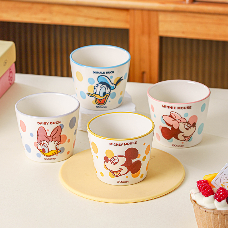 Disney/迪士尼舒悦和韵杯喝水手握款马克杯茶杯水杯情侣对杯儿童