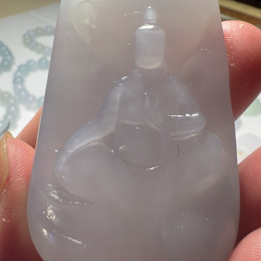 翡翠未镶嵌颈饰天然缅甸翡翠a货