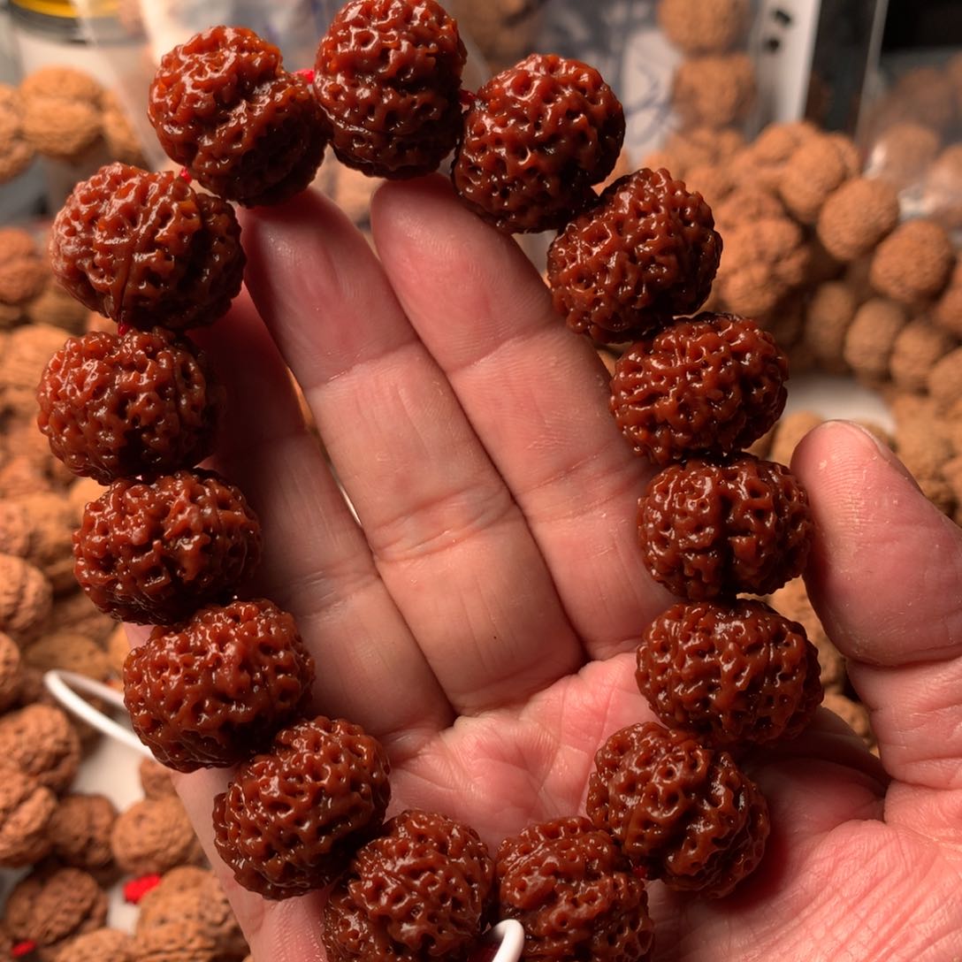 金刚菩提手串22星河超头颗颗断齿介意勿拍