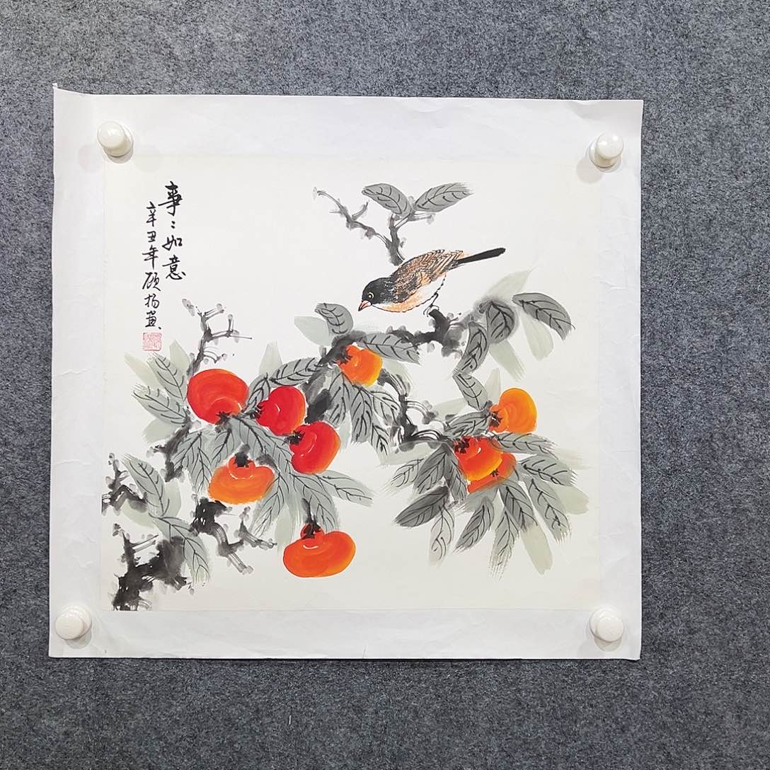 国画纯手绘系列画心