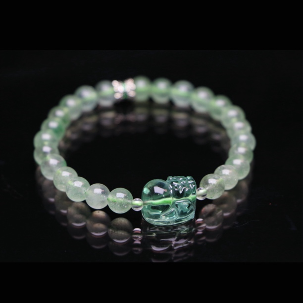 貔貅绿草莓单圈～