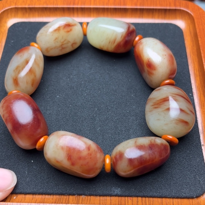 简***生和田玉未镶嵌手链