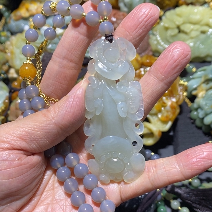 岫玉岫玉吊坠未镶嵌