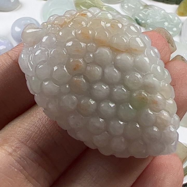 翡翠未镶嵌颈饰22天然翡翠42/27/12
