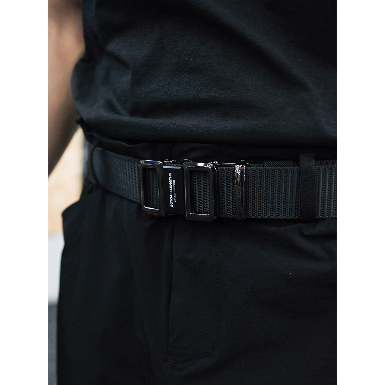 GTAL25AW美式二代战术logo皮带免打孔腰带户外可调节裤带