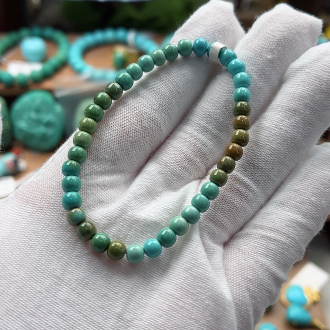 绿松石未镶嵌手串
