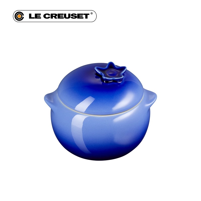 酷彩LE CREUSET家用储物罐600毫升蓝莓罐蓝莓色