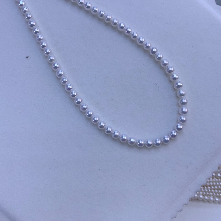 淡水珍珠银S925镶嵌颈饰