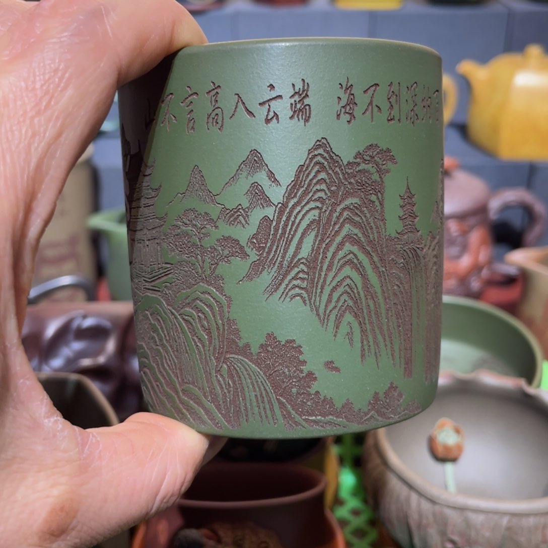 原矿紫砂手工主人杯