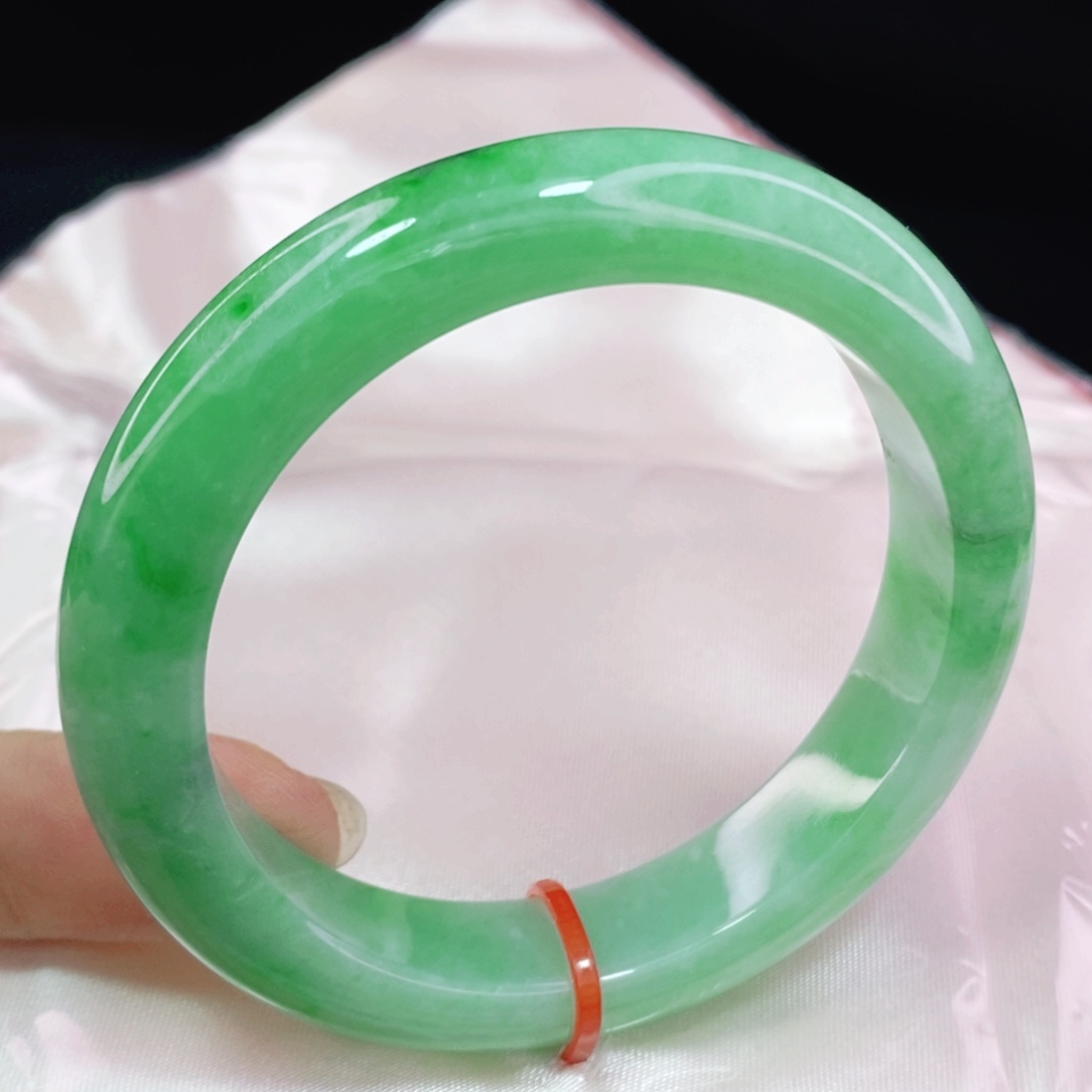 未镶嵌手镯翡翠50.6正圈