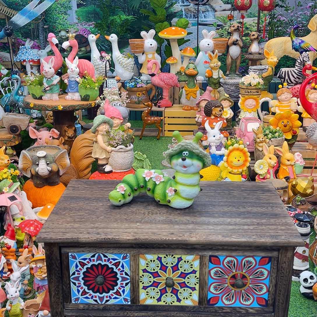 红陶花园庭院摆件