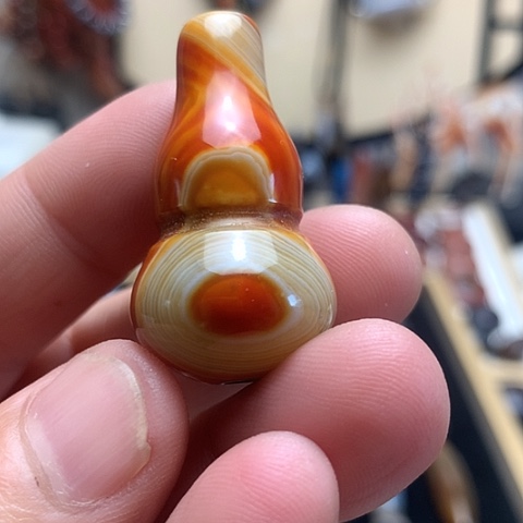 玛瑙/玉髓颈饰合金