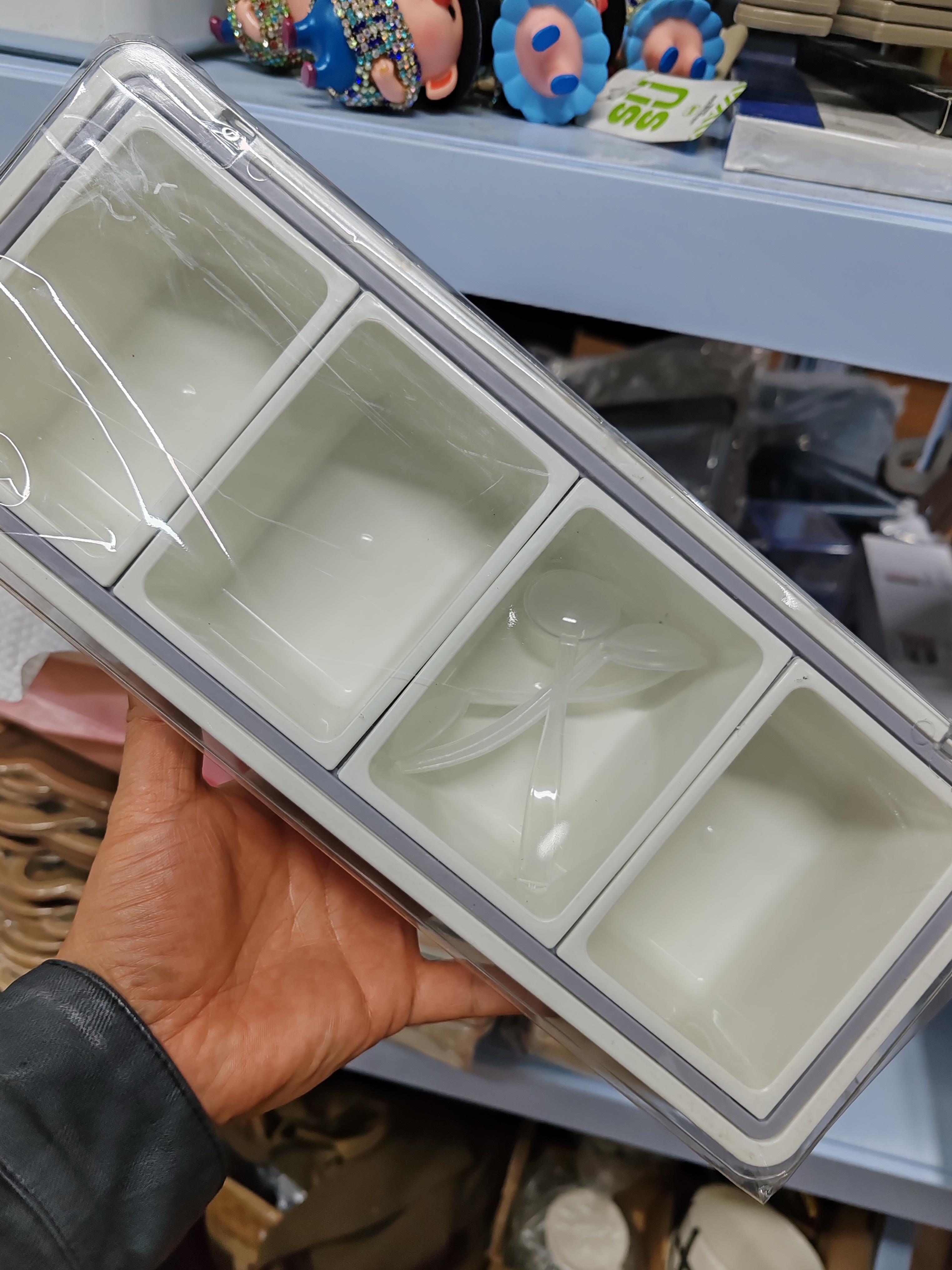 四格子家用调料盒不挑