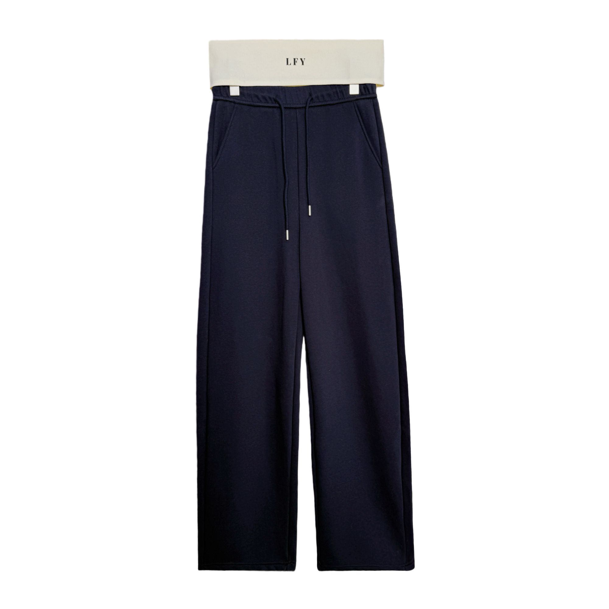 【兰菲娅】冬季加厚嵿级质感加绒工艺休闲显瘦直筒裤 2538