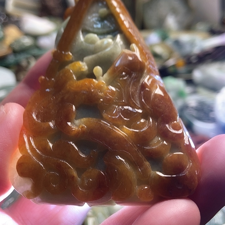 翡翠吊坠(不含链)未镶嵌圆*