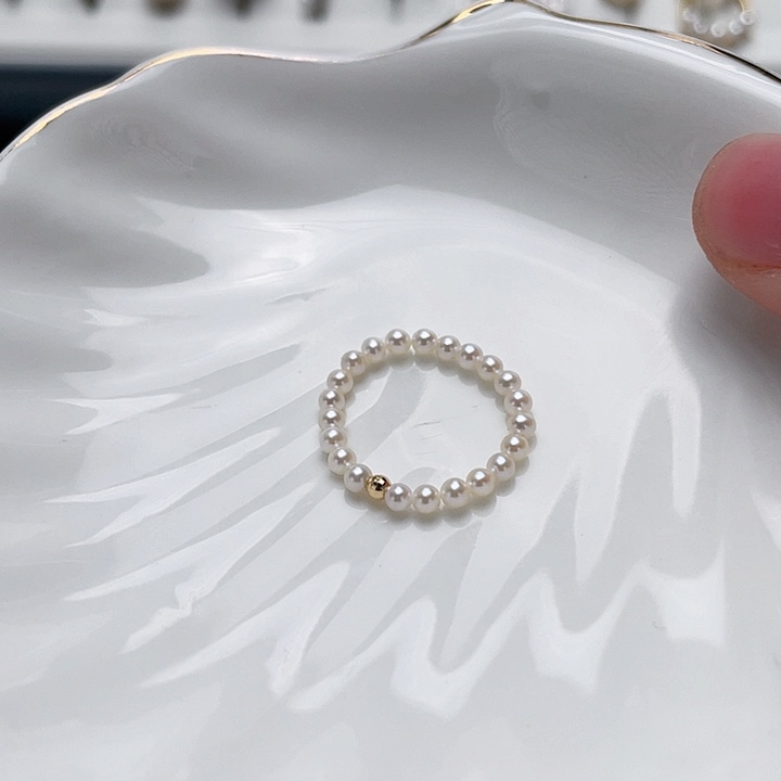 淡水珍珠戒指未镶嵌?****?