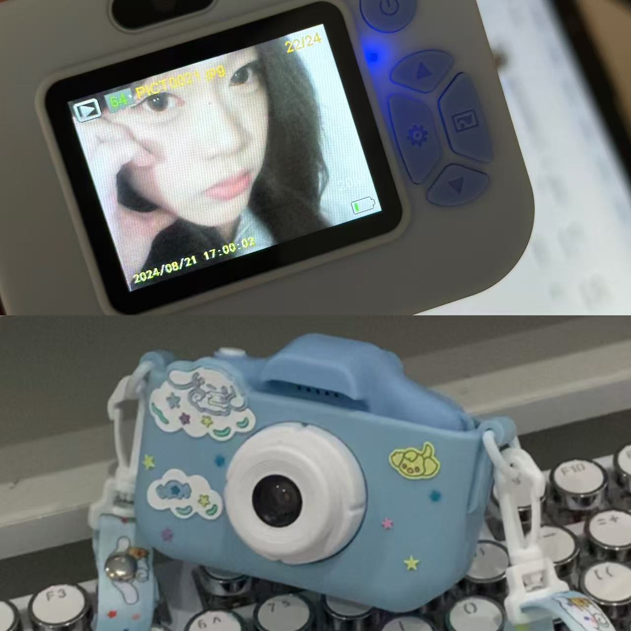 玉贵狗联名迷你古早相机可拍照视频游戏