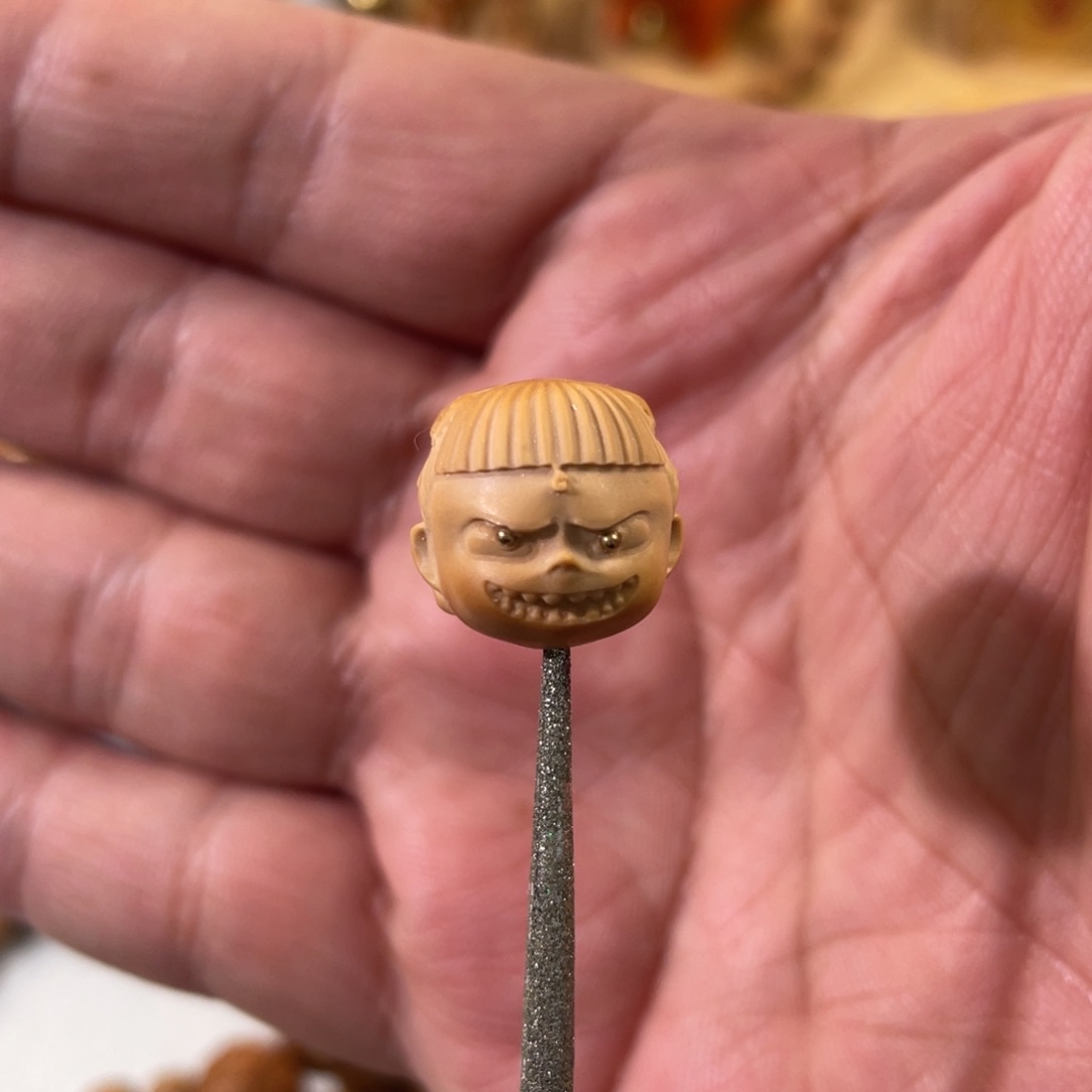 核桃其他猴头单颗雕刻哪吒
