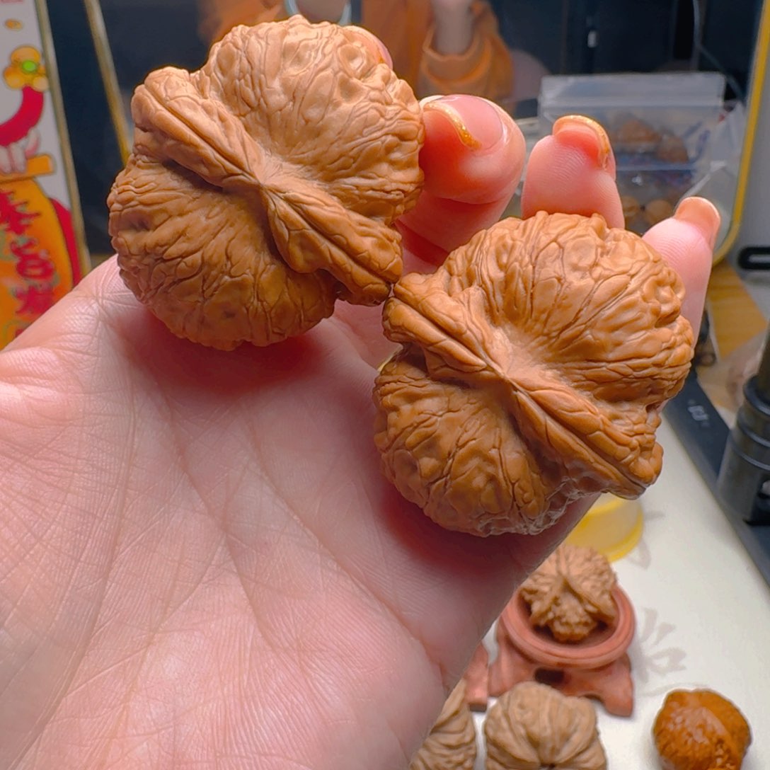 核桃把件43尺寸元宝