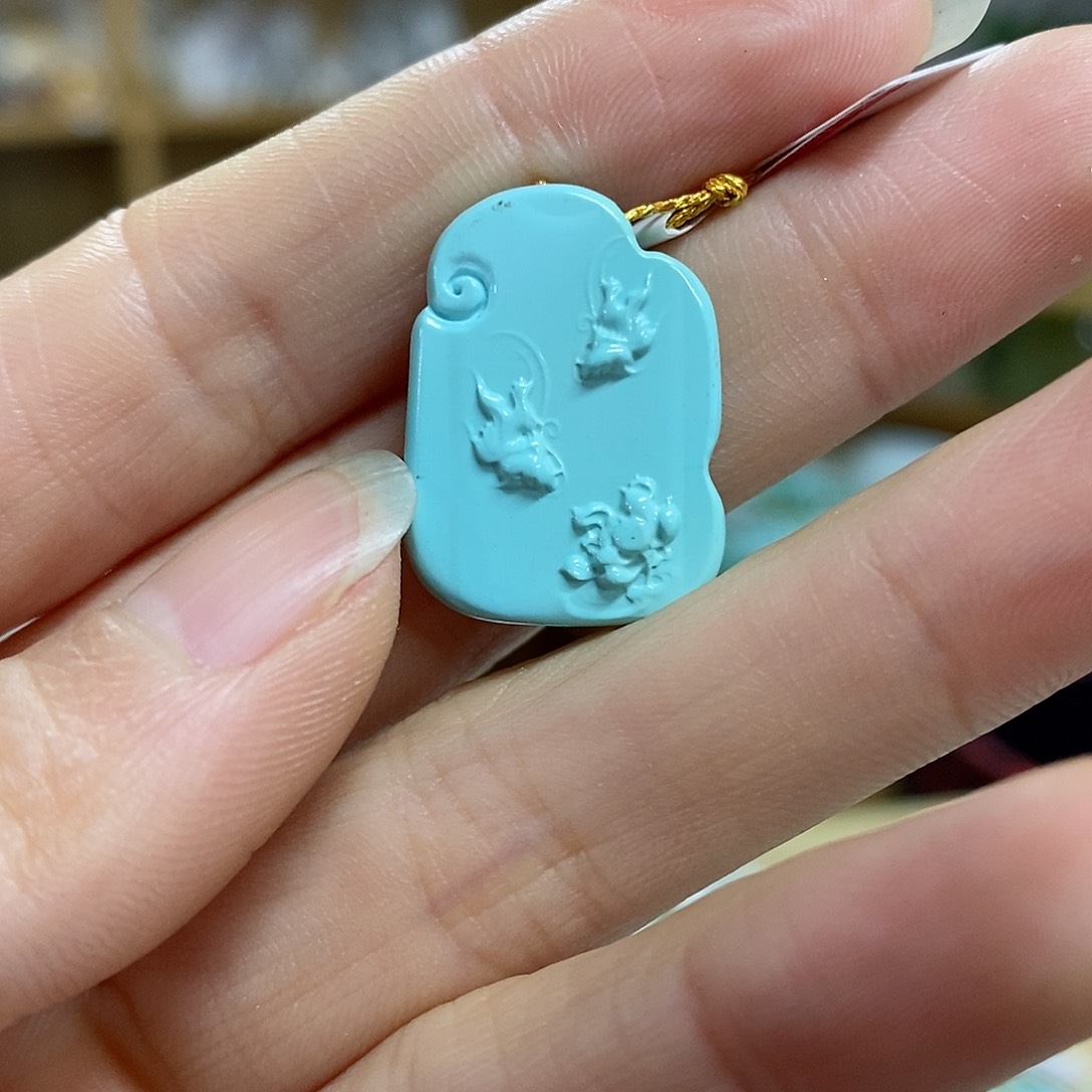 绿松石珠宝奇石未镶嵌