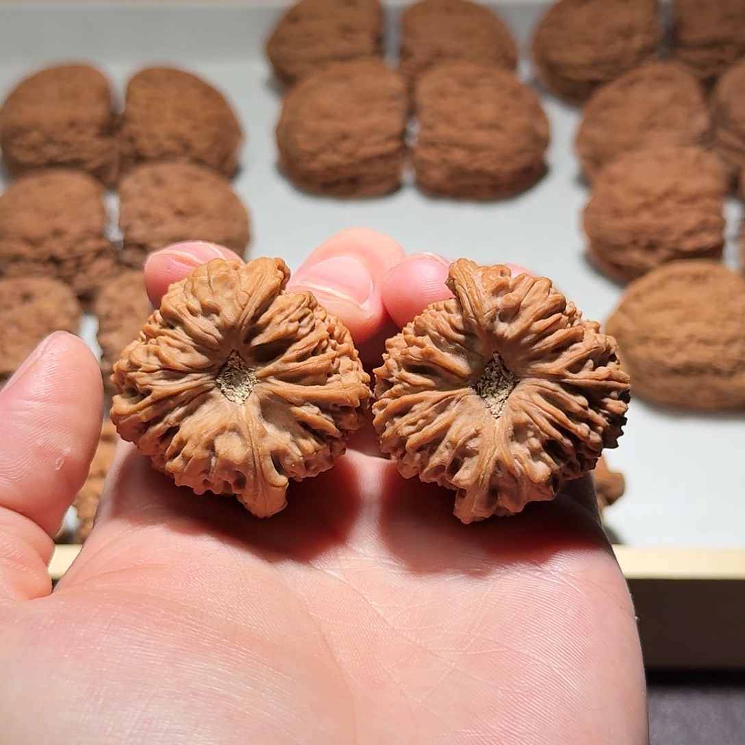 文玩核桃把件深凹底魔眼特点南疆