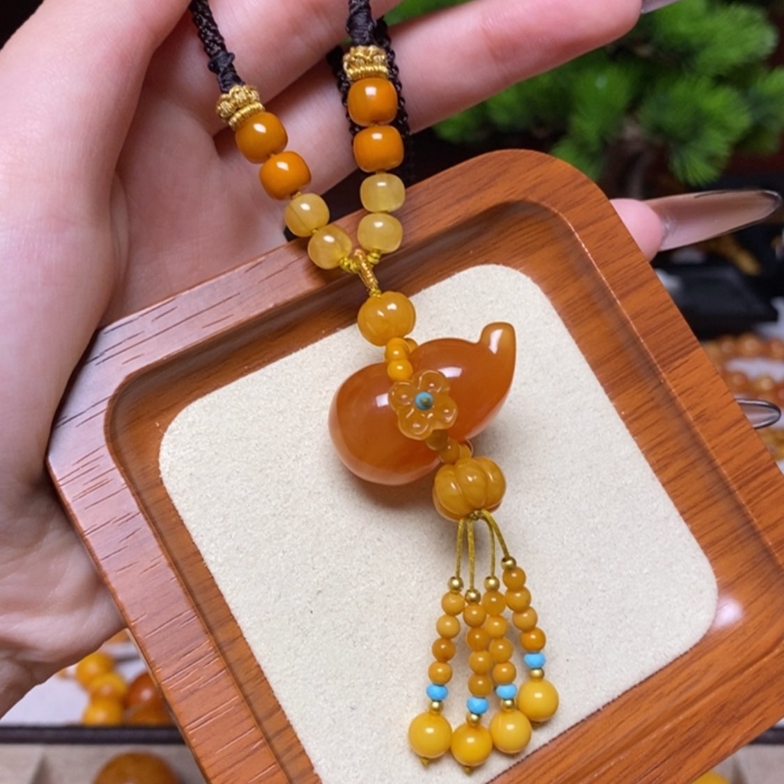 【闪购商品】蜜蜡颈饰未镶嵌项链
