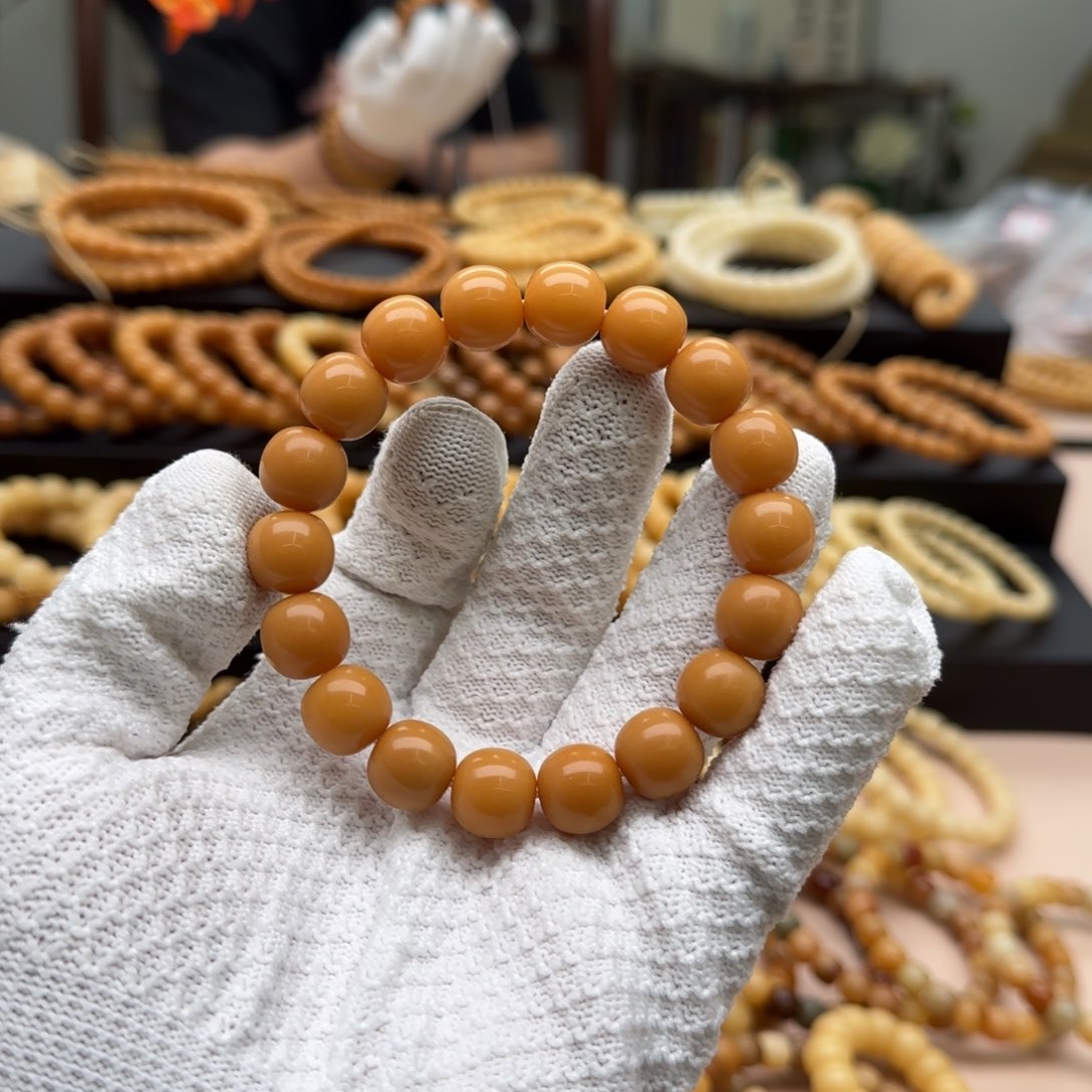 【闪购商品】菩提根/象牙果手串卡13 珑珠 11年 鬼工