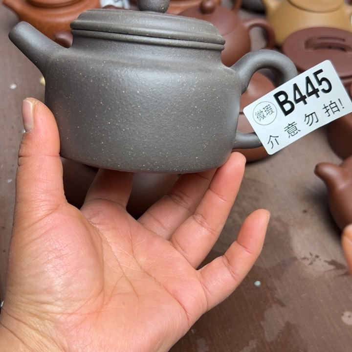 紫砂茶壶天青半手工300cc