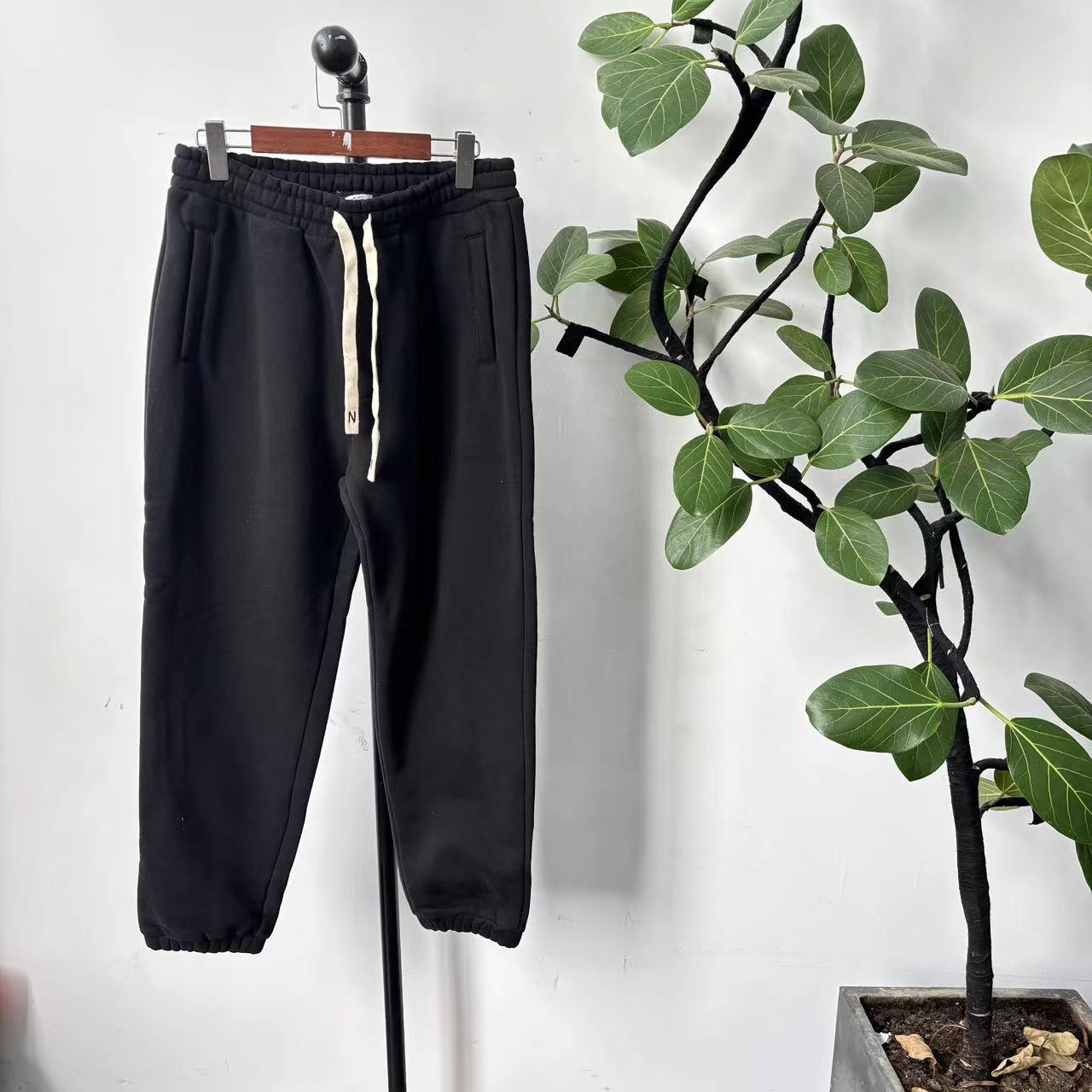 M-9【N】25新款男士束脚毛圈休闲裤 P26BK