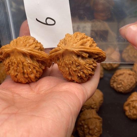 桃核吊坠`***’6麦穗虎头