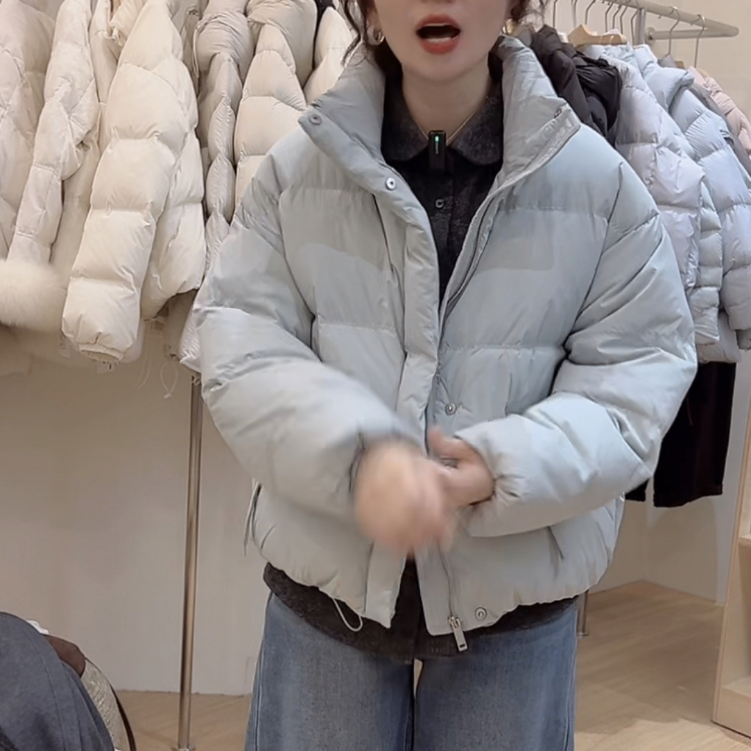 955唯阁韩系【人手一件】短款立领羽绒服2025冬季新款羽绒服
