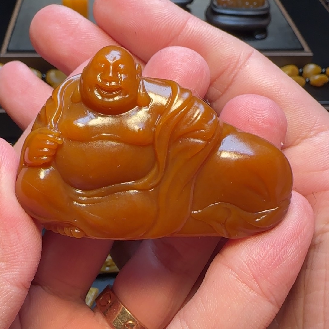 田黄石九*寿山田黄石