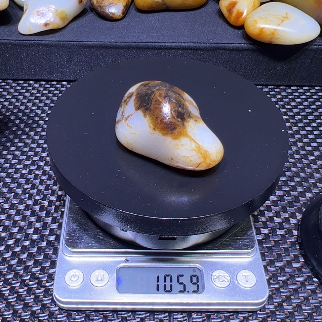 用***4和田玉（子料）未镶嵌吊坠(不含链)