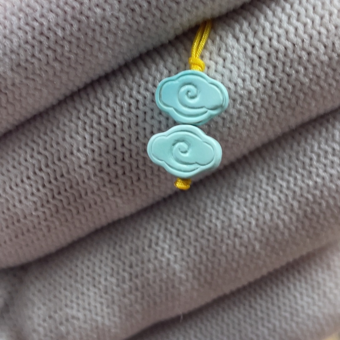 绿松石未镶嵌挂件