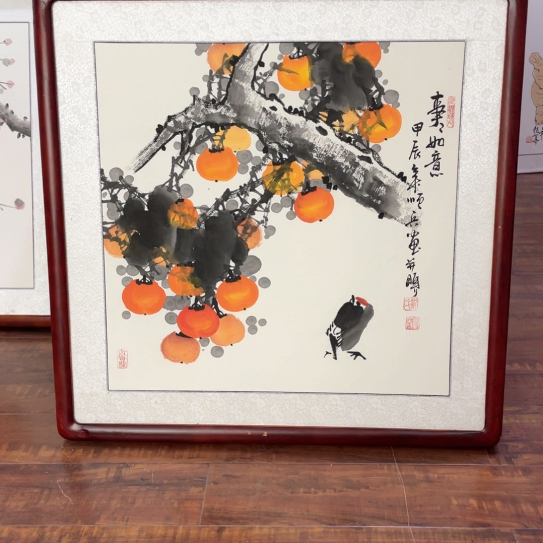 国画带框尺寸63*63厘米