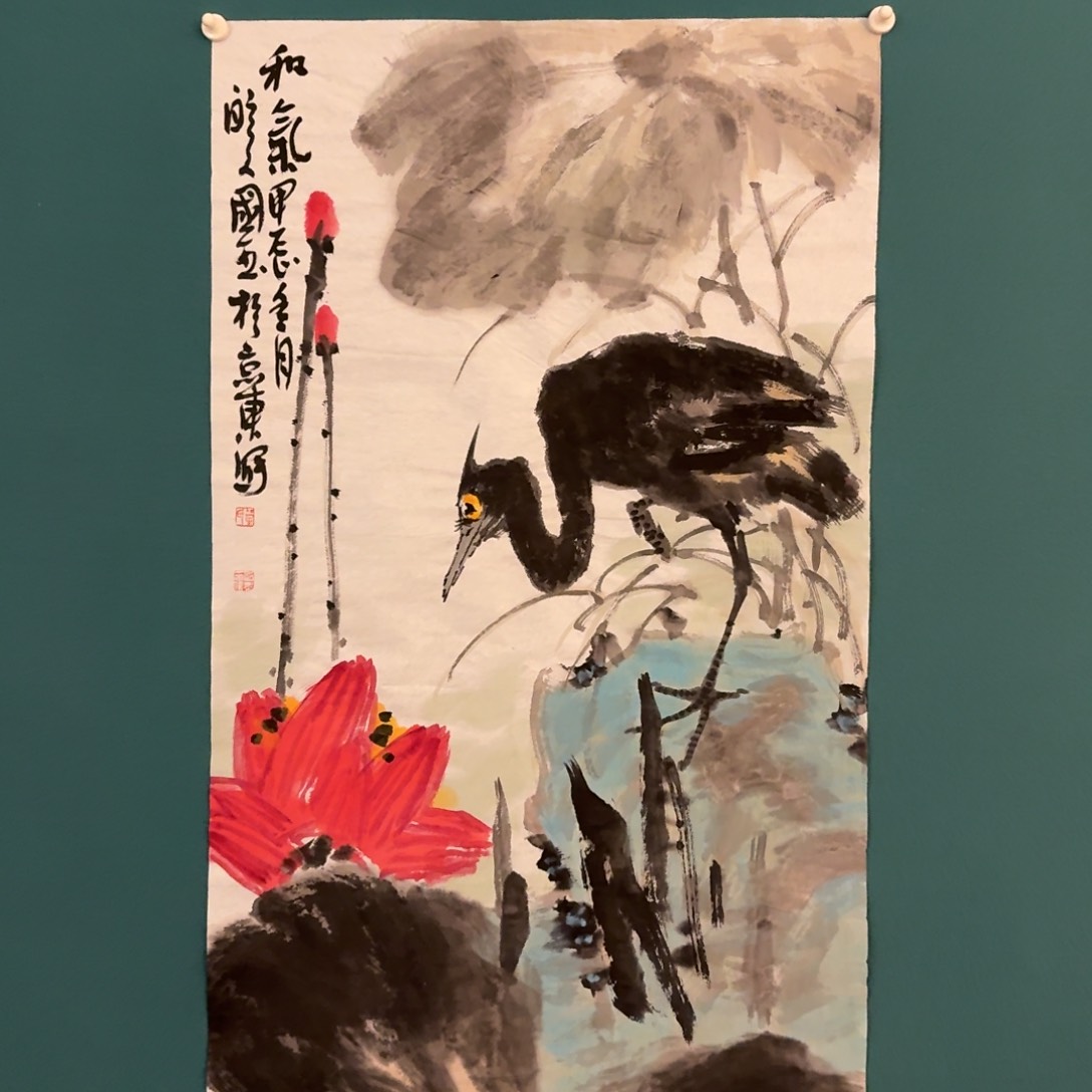国画单老师作品画作