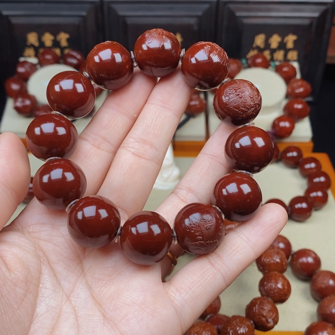 蘇***峯吊坠橄榄核风景正圆