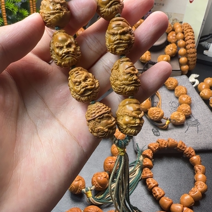 橄榄核手串/手链钟馗