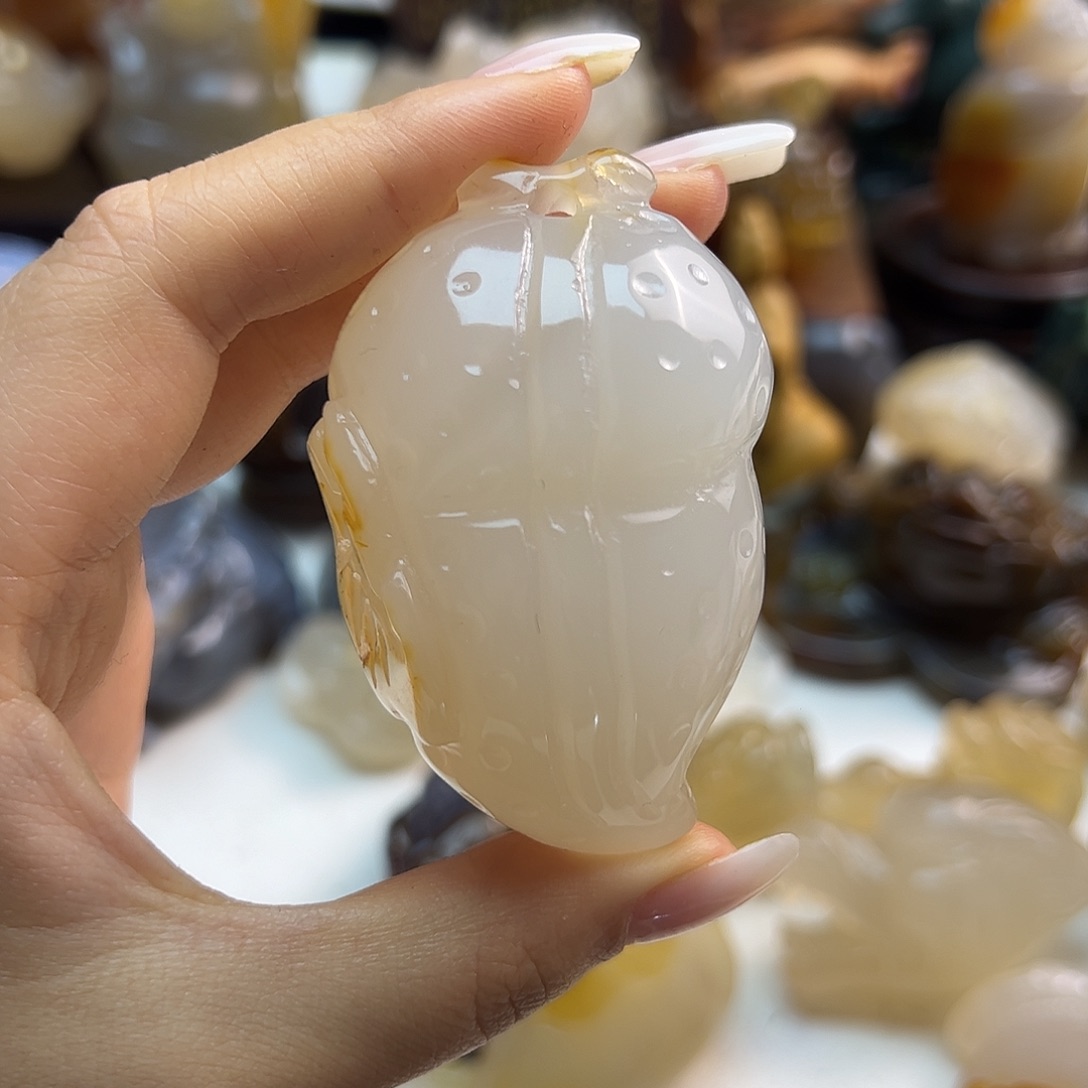 玛瑙/玉髓未镶嵌颈饰