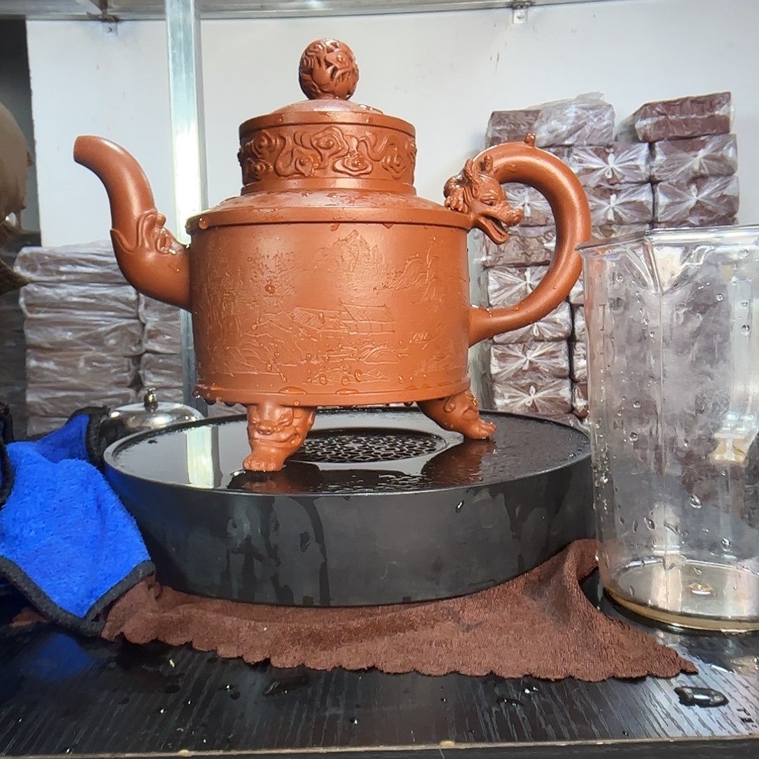 紫砂茶杯原矿紫砂泥 清水泥 1500cc