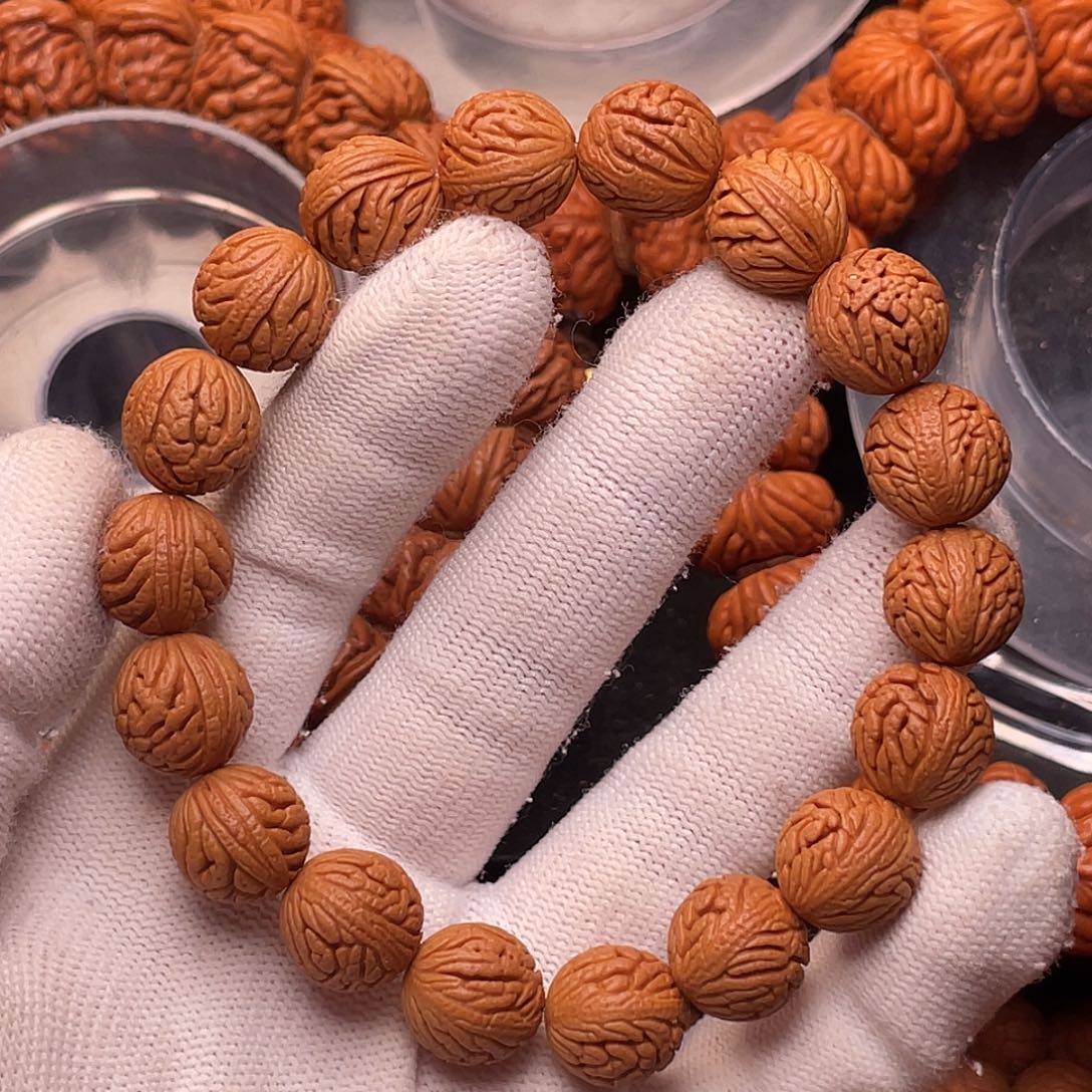 手串桃核绣球手串1.2