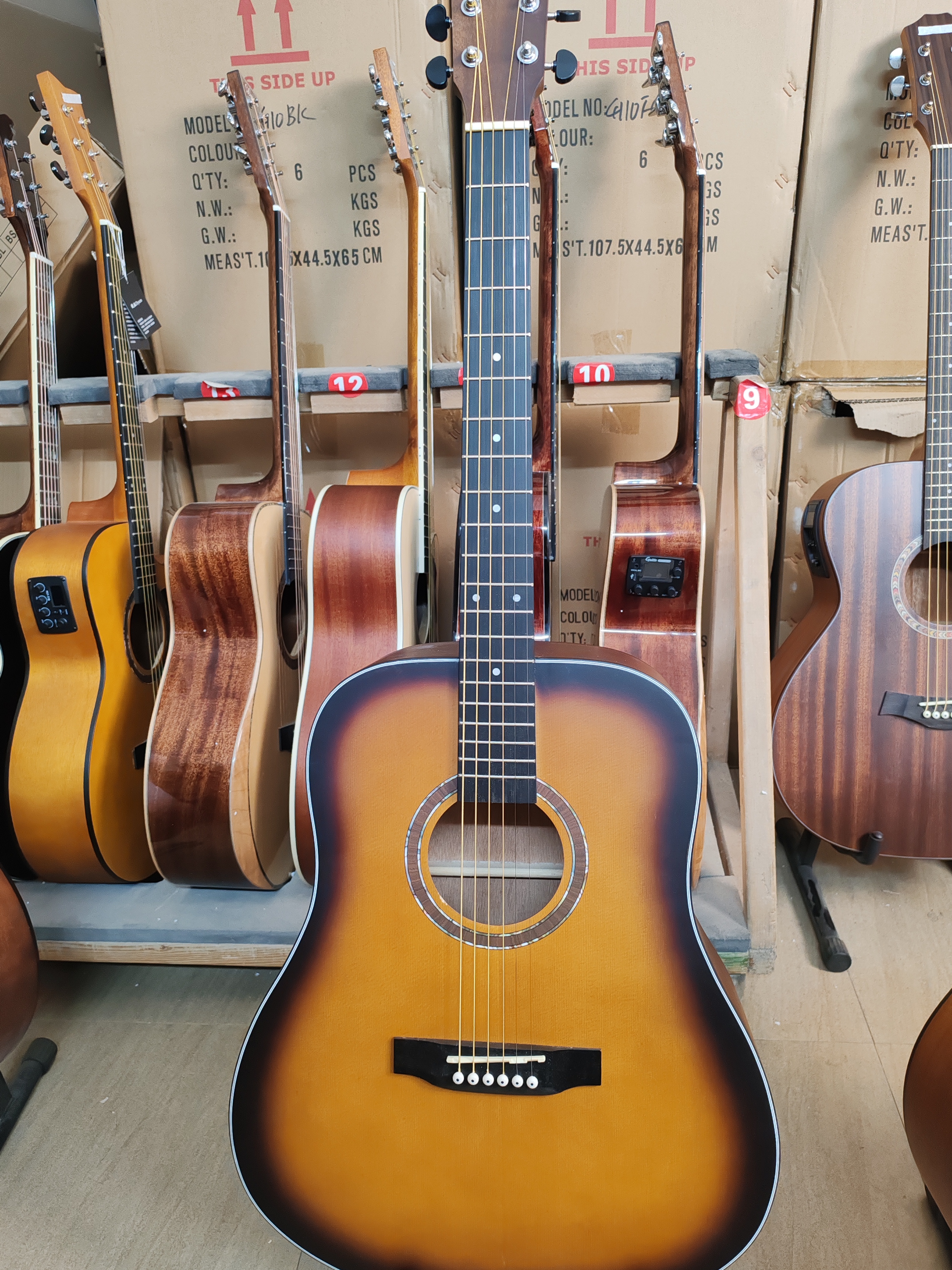 日落色单板吉他木吉他特价活动