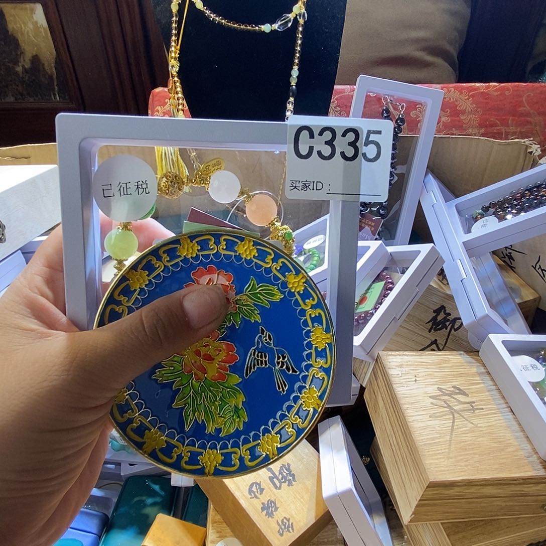 阳***阳大叶紫檀（黑酸枝木类）时尚饰品C335