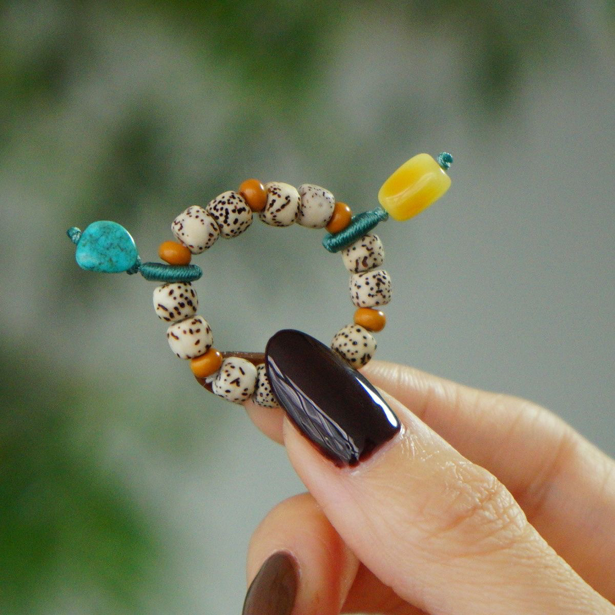 天然子手捻小众轻奢设计风情侣饰品小串葫芦跑环配饰