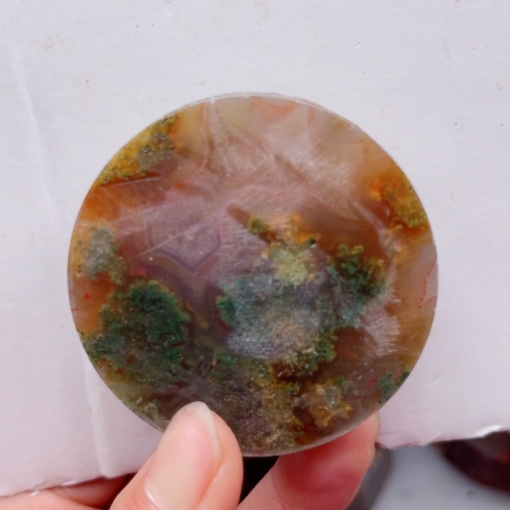 定制玛瑙林****光定制水草玛瑙公主扣