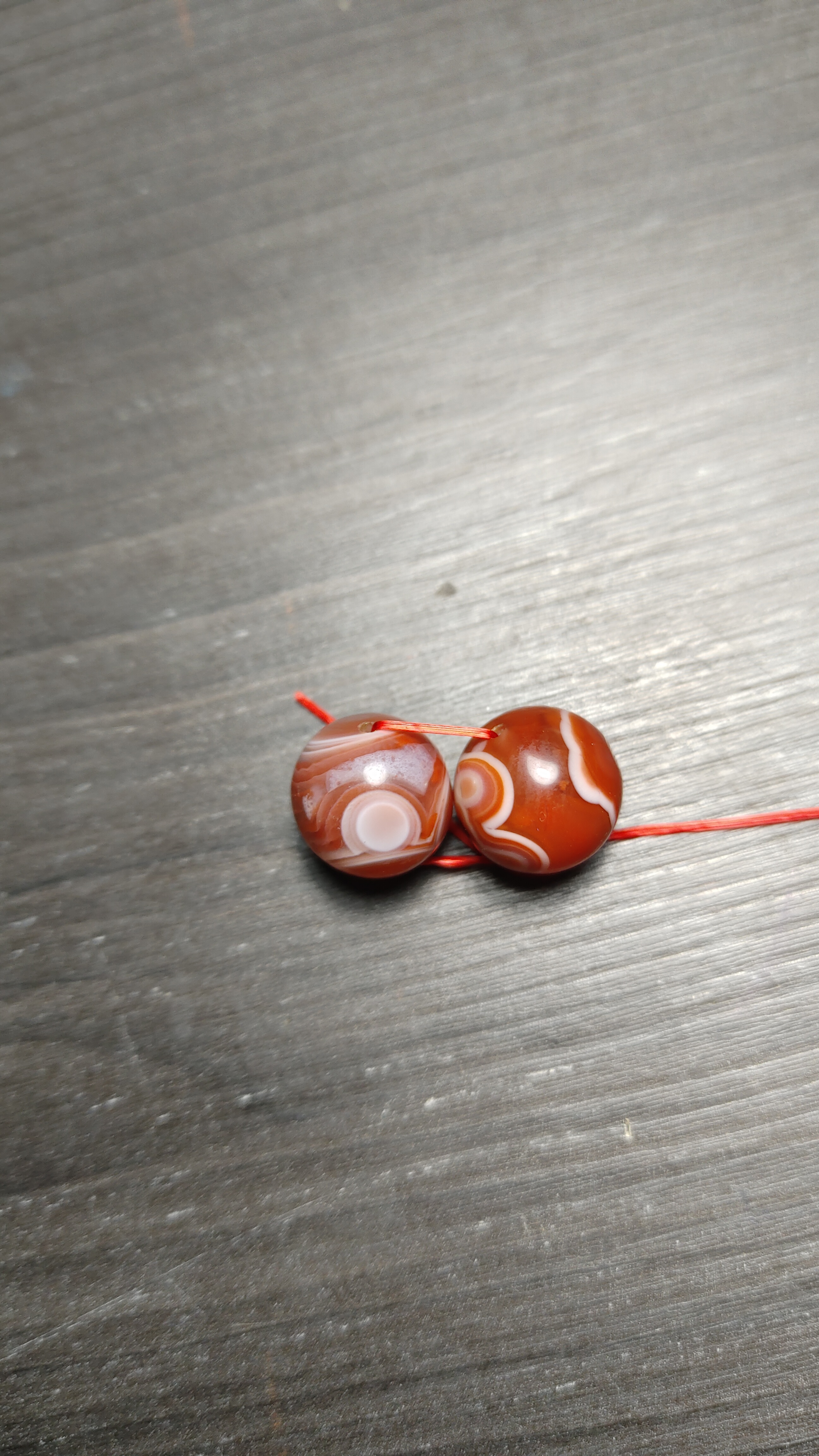 南红缠丝圆珠文玩配饰