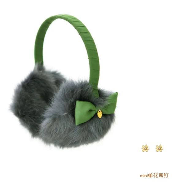 迷你单花耳钉 耳套