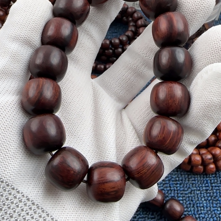 开***好降真香海南红将花梨公15 16老型单圈