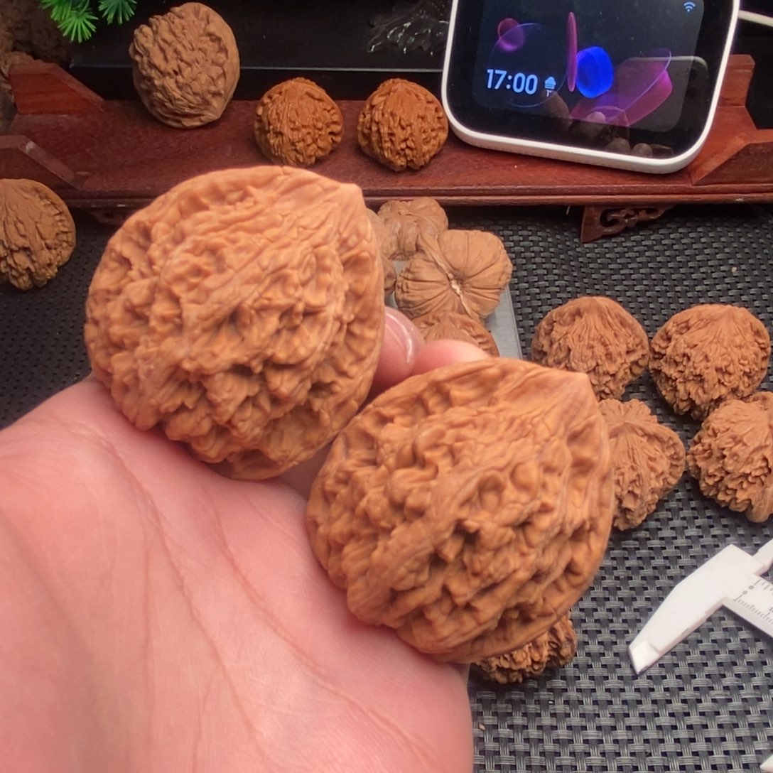 吊坠文玩核桃兜**转虎头