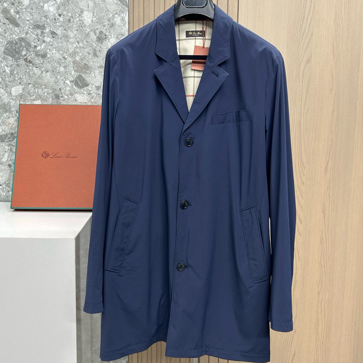 未使用 Loro Piana/诺悠翩雅 134982经典Voyager风衣